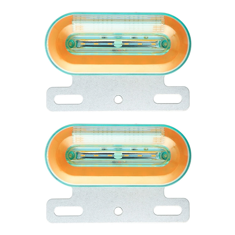 2 PCS 12V 12LED Car Oval Side Lamp-Reluova