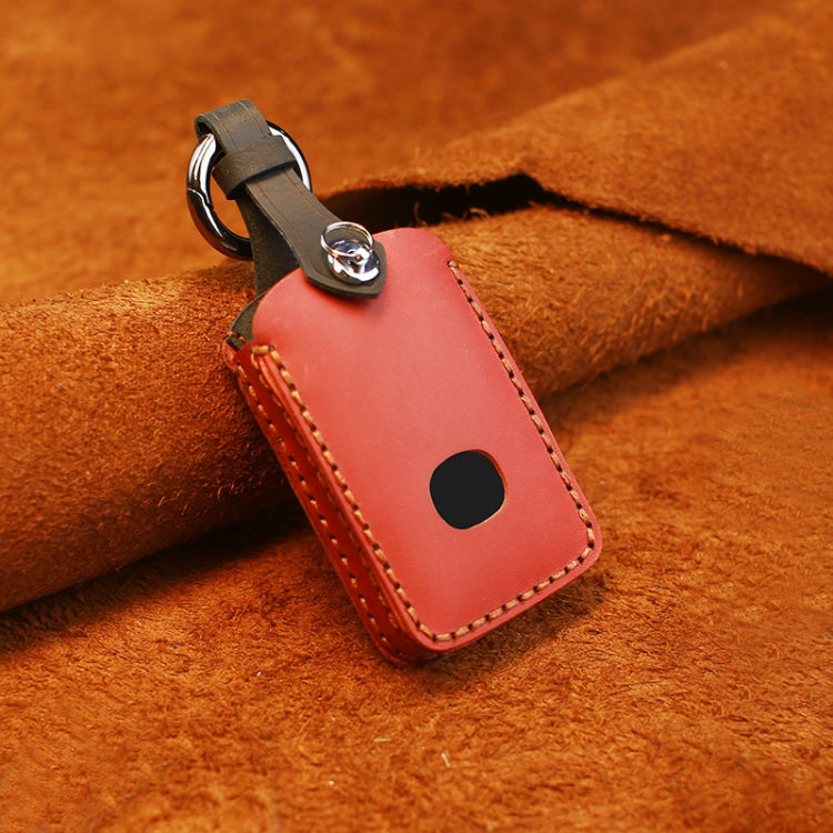 For Mazda New Style Car Cowhide Leather Key Protective Cover Key Case