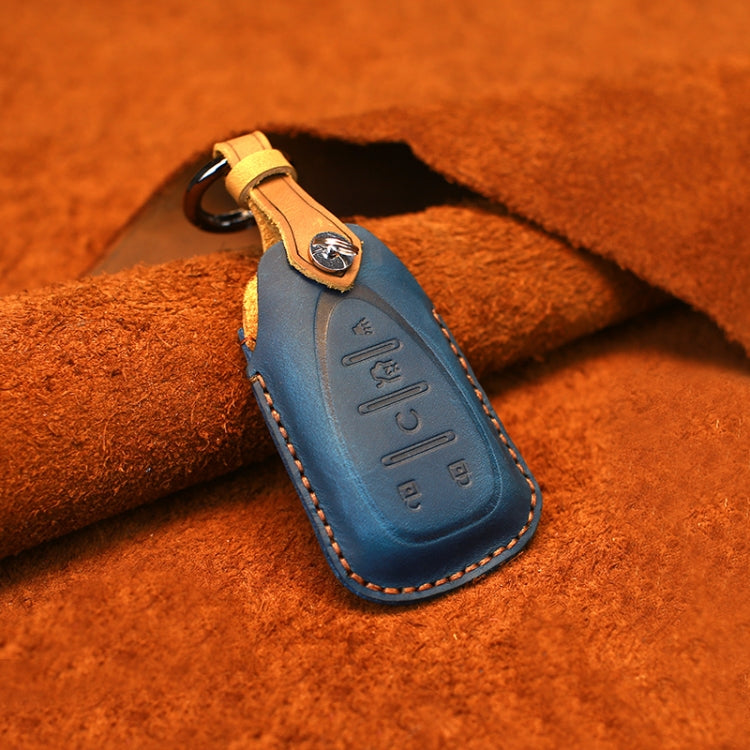 For Chevrolet Car Cowhide Leather Key Protective Cover Key Case, Five Keys Version ÎҵÄÉ̵ê