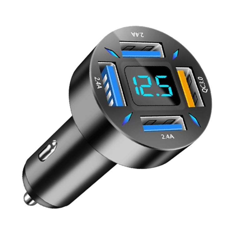 4 in 1 USB QC3.0 Digital Display Car Fast Charger ÎҵÄÉ̵ê