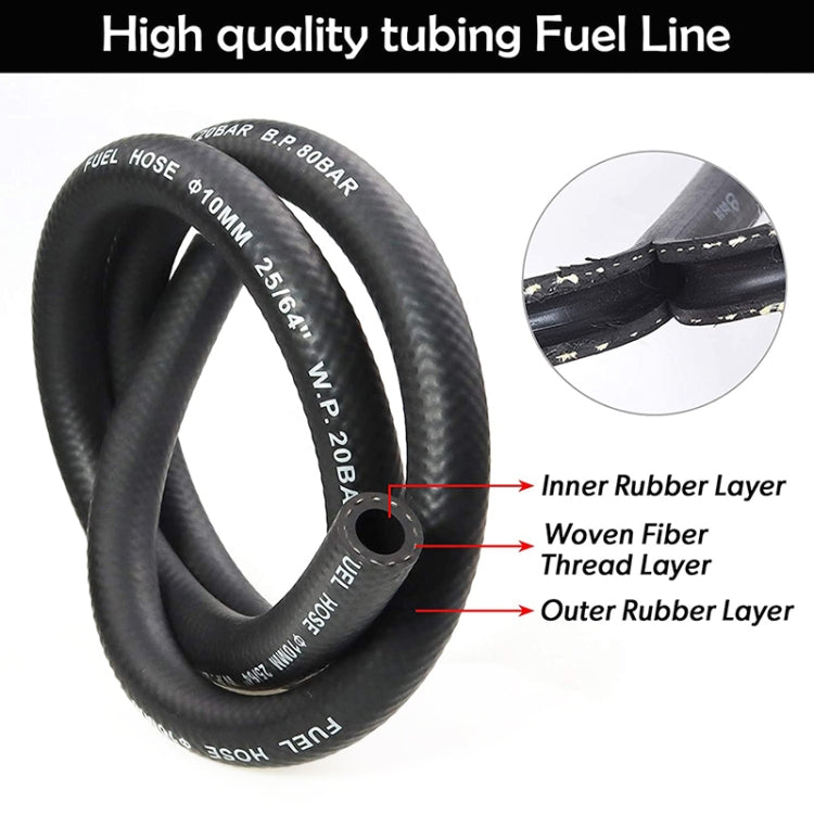 3/8 inch Inside Diameter Fuel Line for Small Engines, Length: 1m