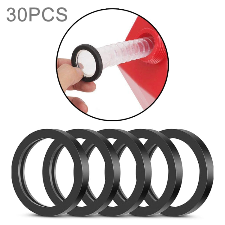 30pcs Car Truck Spare Fuel Tank Seal Ring Oil Tank Rubber Sealing O-Ring