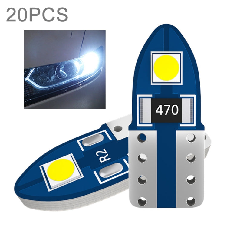 20pcs T10 3030-2SMD Car White Light LED Clearance Light Lamp