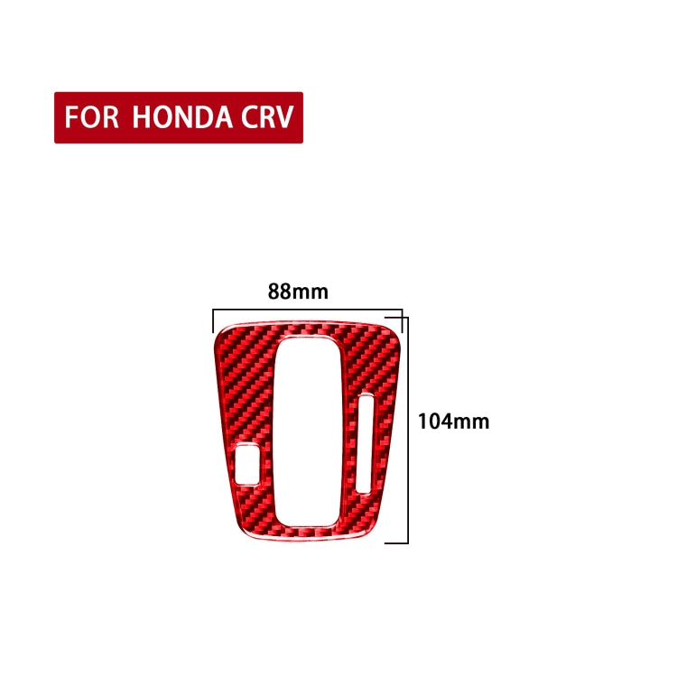 For Honda CRV 2007-2011 Carbon Fiber Car Gear Indicator Frame Decorative Sticker,Right Drive ÎҵÄÉ̵ê