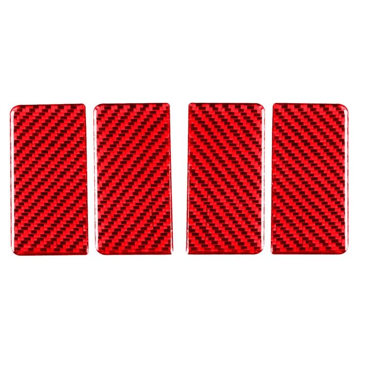 4 PCS Set for Honda CRV 2007-2011 Carbon Fiber Car Inner Armrest Gasket Decorative Sticker,Left and Right Drive Universal ÎҵÄÉ̵ê