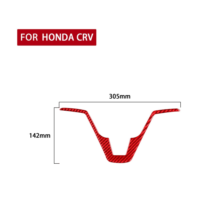 For Honda CRV 2007-2011 Carbon Fiber Car Steering Wheel Decorative Sticker, Left Drive ÎҵÄÉ̵ê