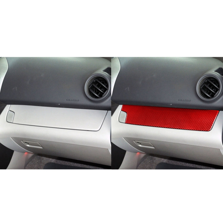 Car Carbon Fiber Passenger Center Control Panel Decorative Sticker for Toyota RAV4 2006-2013, Left Drive ÎҵÄÉ̵ê