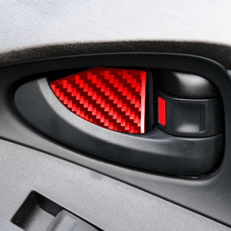 Car Carbon Fiber Inside Door Bowl Decorative Sticker for Toyota RAV4 2006-2013, Left and Right Drive ÎҵÄÉ̵ê