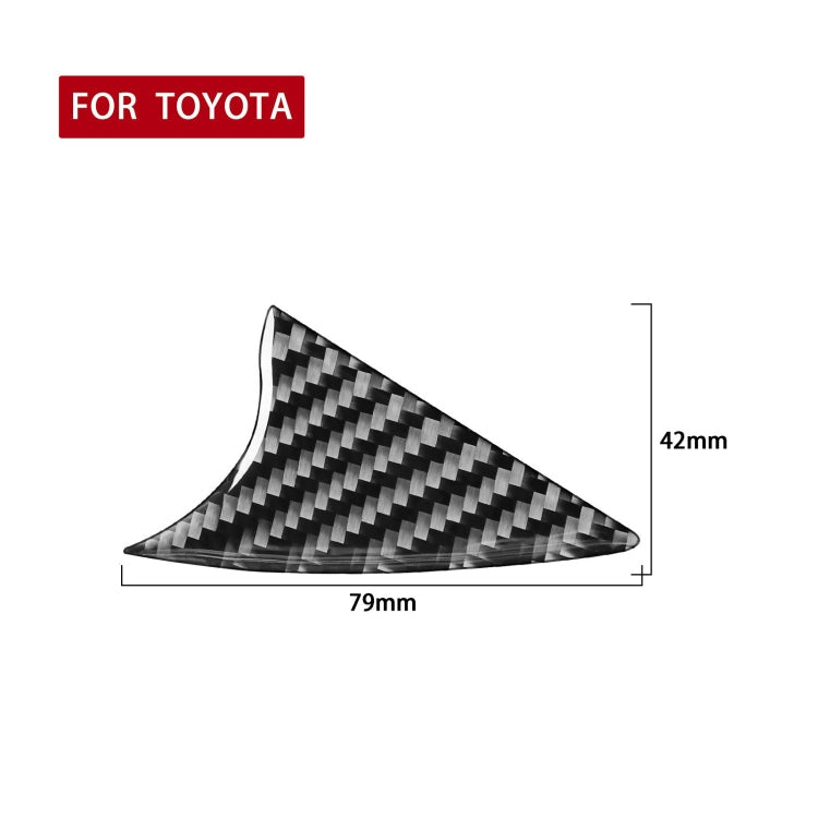 Car Carbon Fiber Air Conditioner Switch Decorative Sticker for Toyota Highlander 2014-2019, Left Drive ÎҵÄÉ̵ê