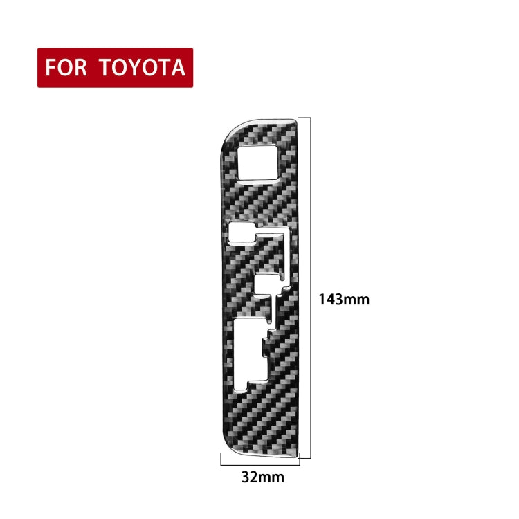 Car Carbon Fiber Gear Indicator Decorative Sticker for Toyota Highlander 2014-2019, Left Drive ÎҵÄÉ̵ê