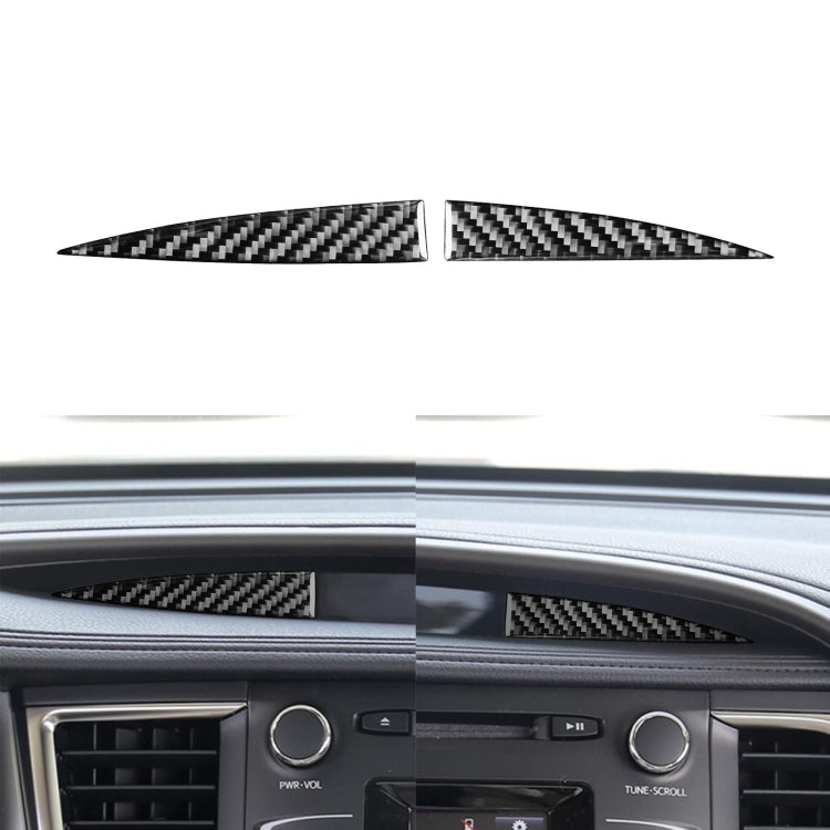 Car Carbon Fiber Central Control Small Display Decorative Sticker for Toyota Highlander 2014-2019, Left Drive ÎҵÄÉ̵ê