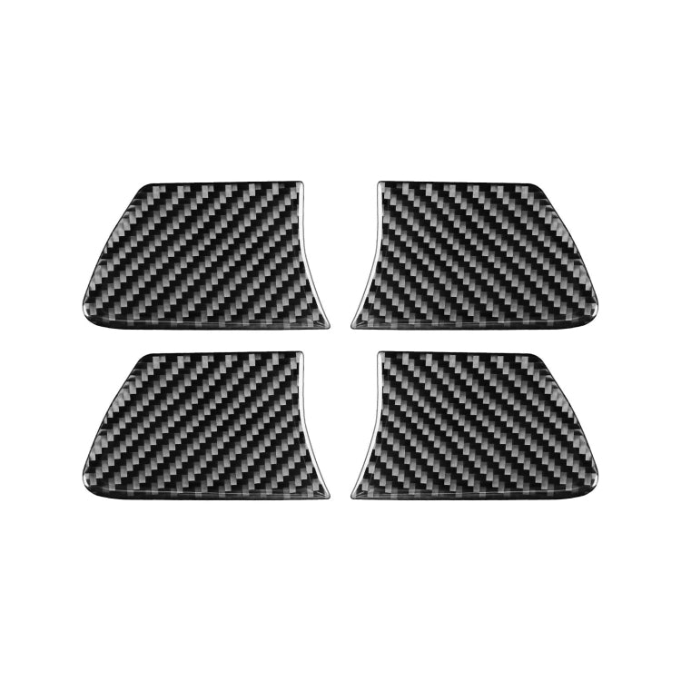 Car Carbon Fiber Inside Door Bowl Decorative Sticker for Toyota Highlander 2014-2019, Left Drive ÎҵÄÉ̵ê