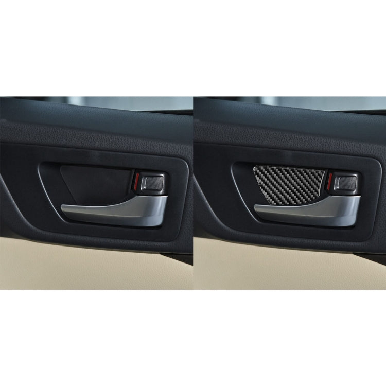 Car Carbon Fiber Inside Door Bowl Decorative Sticker for Toyota Highlander 2014-2019, Left Drive ÎҵÄÉ̵ê