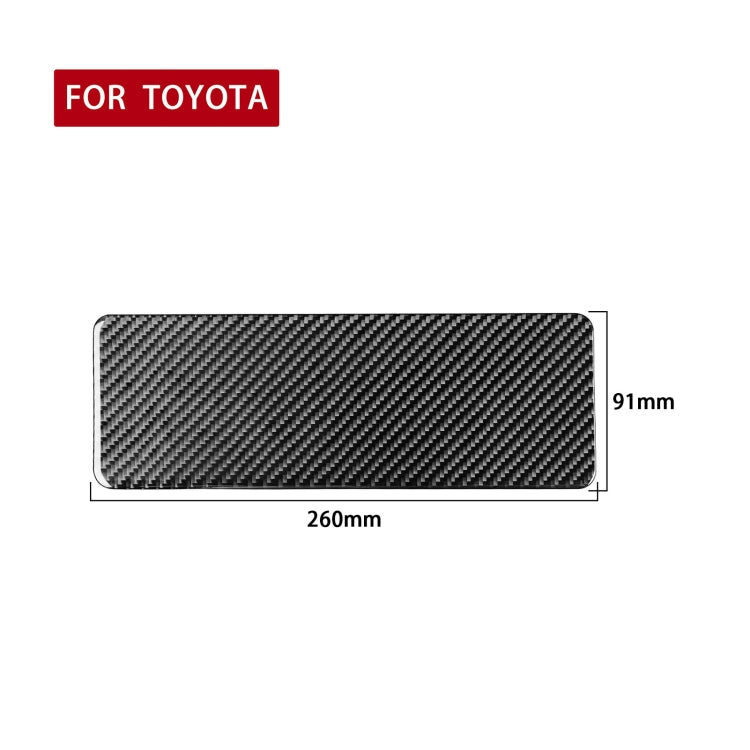 Car Carbon Fiber Steering Wheel Lower Panel Decorative Sticker for Toyota Highlander 2014-2019, Left Drive ÎҵÄÉ̵ê