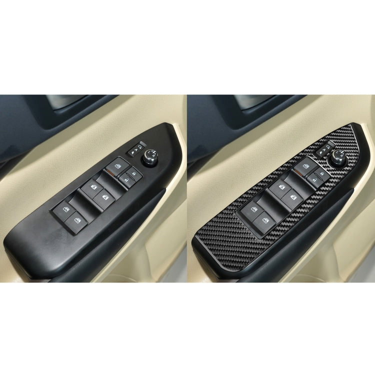 Car Carbon Fiber Window Glass Lift Decorative Sticker for Toyota Highlander 2014-2019, Left Drive ÎҵÄÉ̵ê