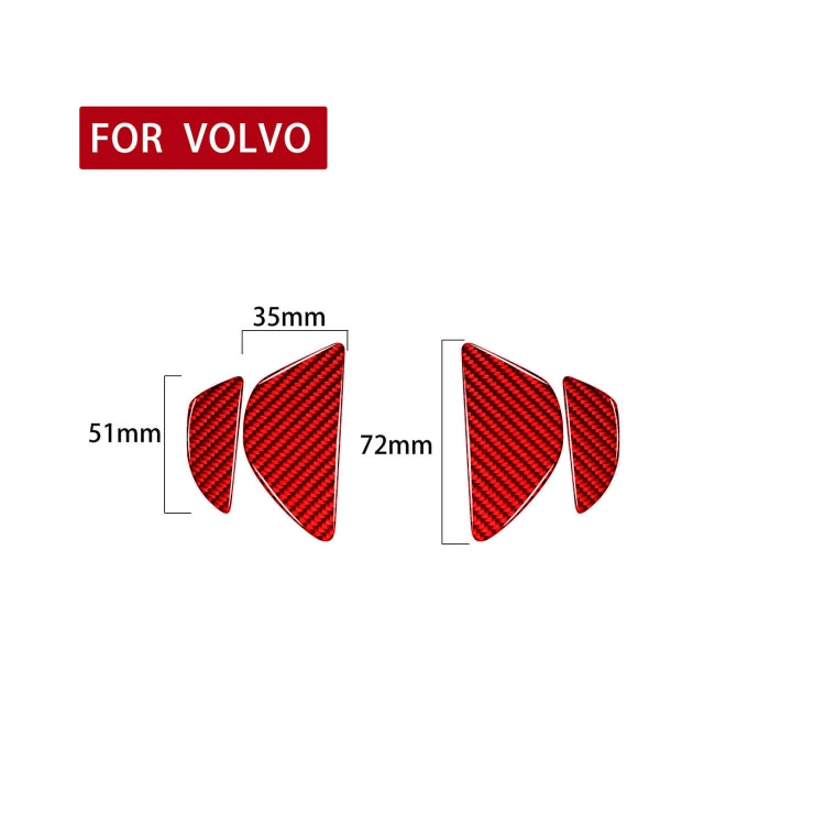 Car Inner Door Bowl Decorative Sticker for Volvo V60 2010-2017, Left and Right Drive ÎҵÄÉ̵ê