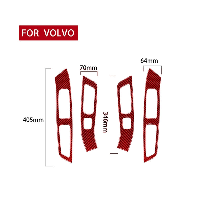 Car Window Lift Decorative Sticker for Volvo V60 2010-2017, Left and Right Drive ÎҵÄÉ̵ê