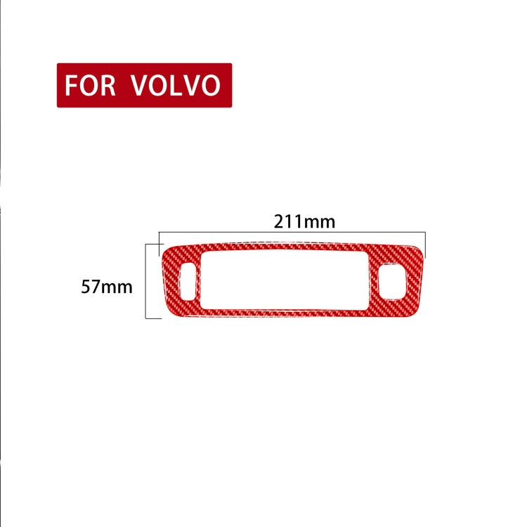 Car Central Control Lower Air Outlet Decorative Sticker for Volvo V60 2010-2017, Left Drive ÎҵÄÉ̵ê