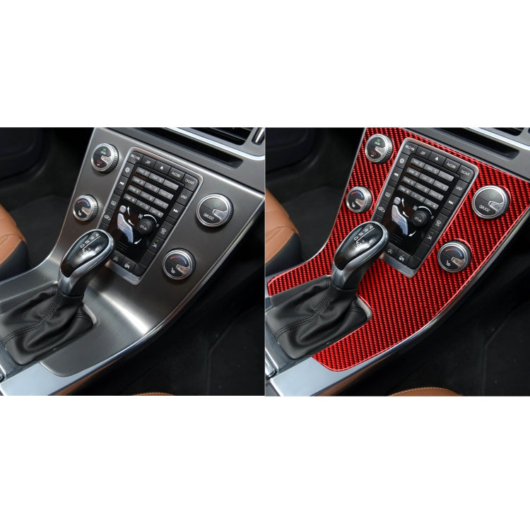 Car Carbon Fiber Central Control Panel Decorative Sticker for Volvo V60 2010-2017, Right Drive ÎҵÄÉ̵ê