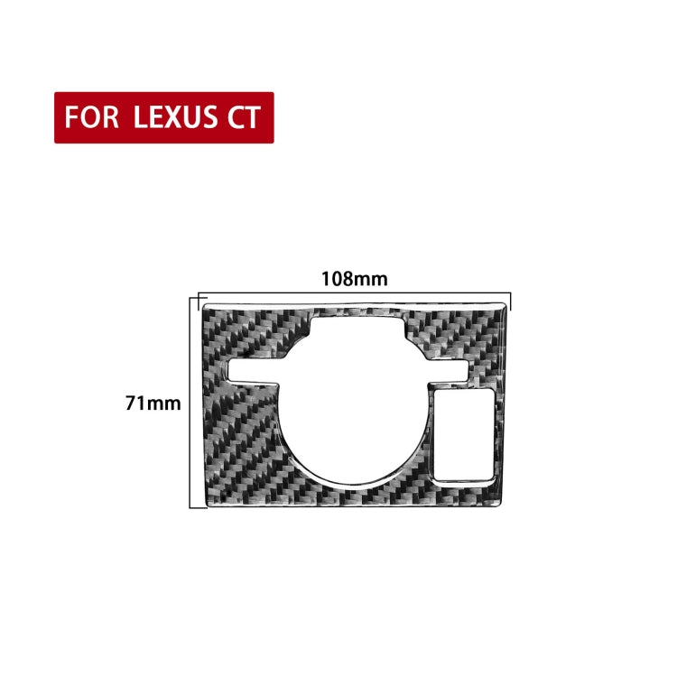 Car Control Panel Low-level Configuration Decorative Sticker for Lexus CT 2011-2017, Right Drive ÎҵÄÉ̵ê