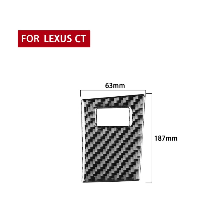 Car Carbon Fiber Sport Mode Panel A Decorative Sticker for Lexus CT 2011-2017, Left and Right Drive ÎҵÄÉ̵ê