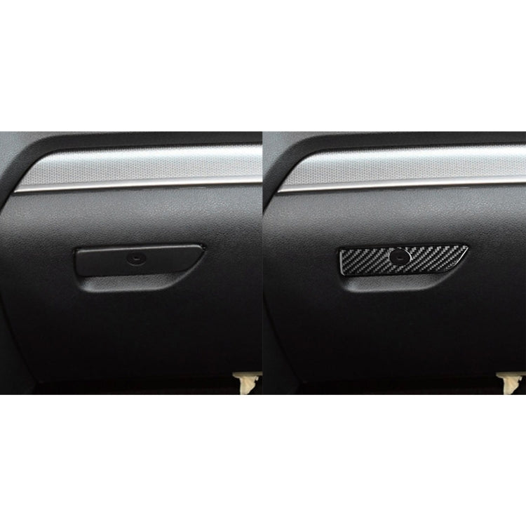 Car Carbon Fiber Storage Box Handle Decorative Sticker for Ford Explorer 2013-2019, Left Drive ÎҵÄÉ̵ê