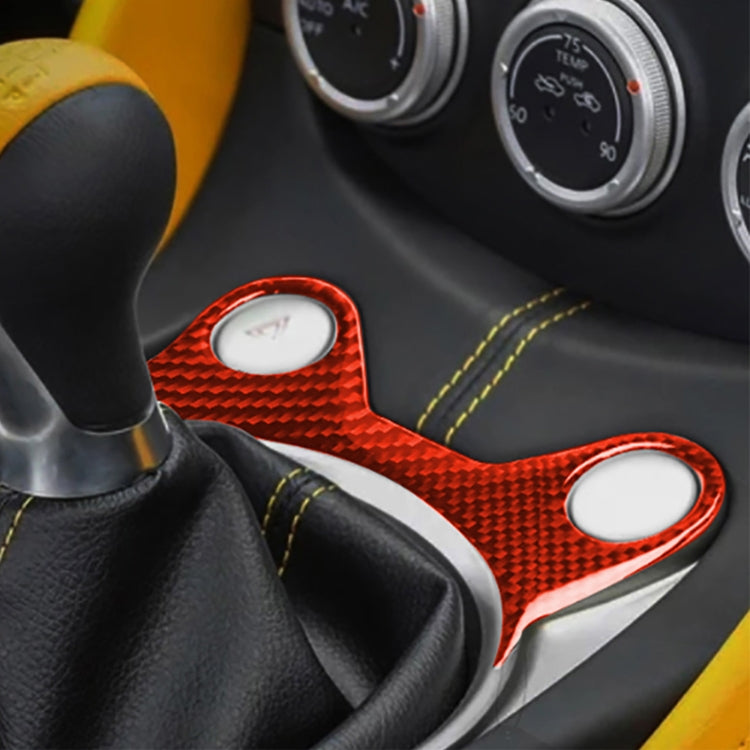 Car Carbon Fiber Manual Gear Panel Decorative Sticker for Nissan 370Z / Z34 2009-, Left and Right Drive Universal ÎҵÄÉ̵ê