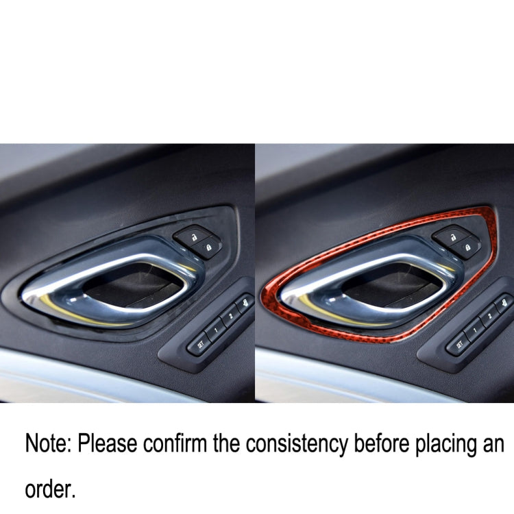 Car Carbon Fiber Inside Door Handle Decorative Sticker for Chevrolet Camaro 2017-2019, Left and Right Drive Universal ÎҵÄÉ̵ê