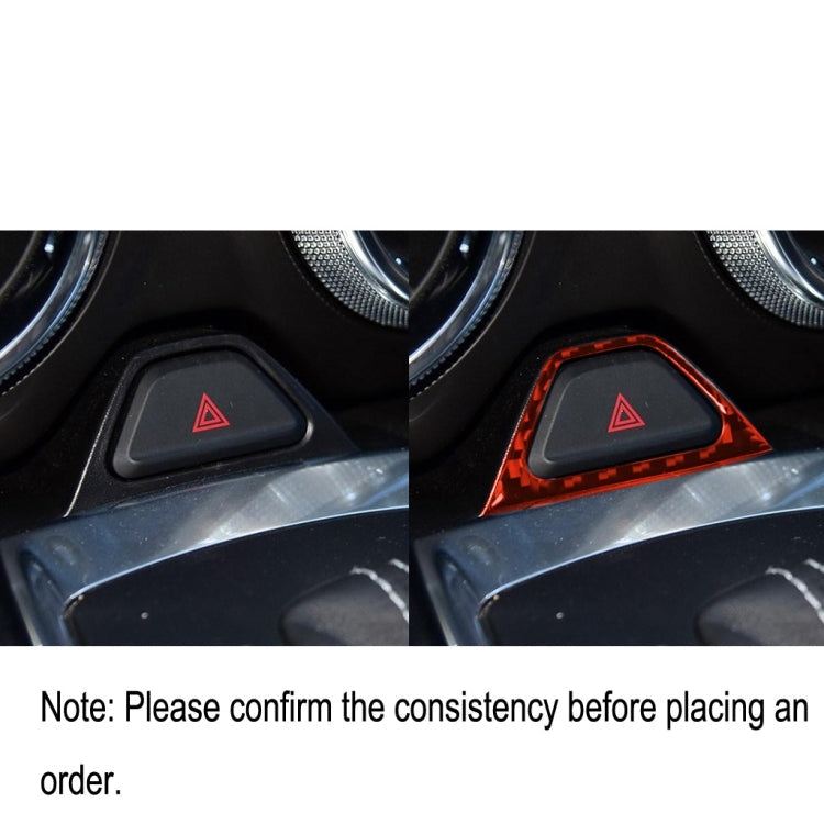 Car Carbon Fiber Warning Light Decorative Sticker for Chevrolet Camaro 2017-2019, Left and Right Drive Universal ÎҵÄÉ̵ê