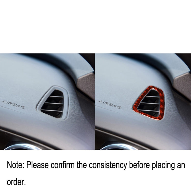 Car Carbon Fiber Dashboard Air Outlet Decorative Sticker for Chevrolet Camaro 2017-2019, Left and Right Drive Universal ÎҵÄÉ̵ê