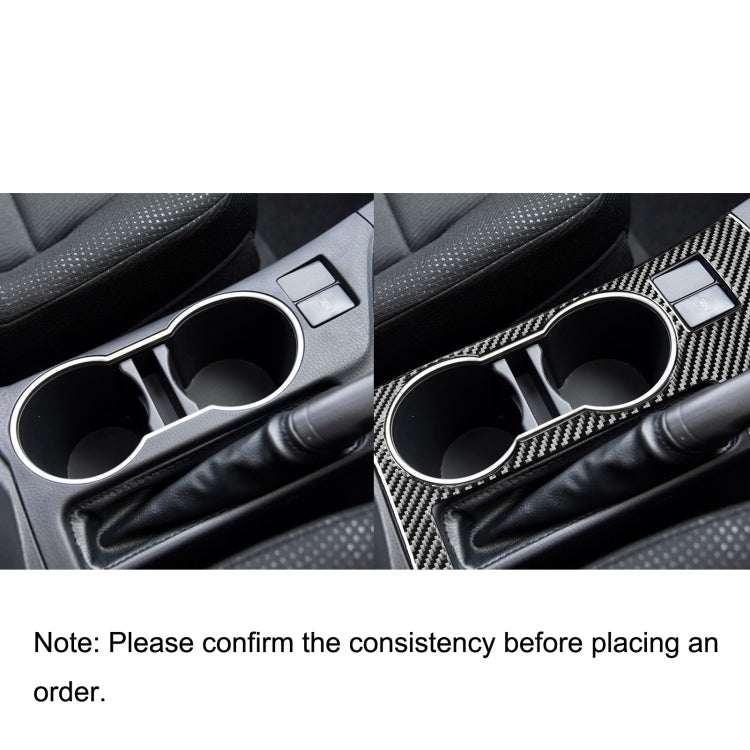 Car Carbon Fiber Rear Water Cup Holder Panel A Decorative Sticker for Toyota Corolla / Levin 2014-2018, Right Drive ÎҵÄÉ̵ê