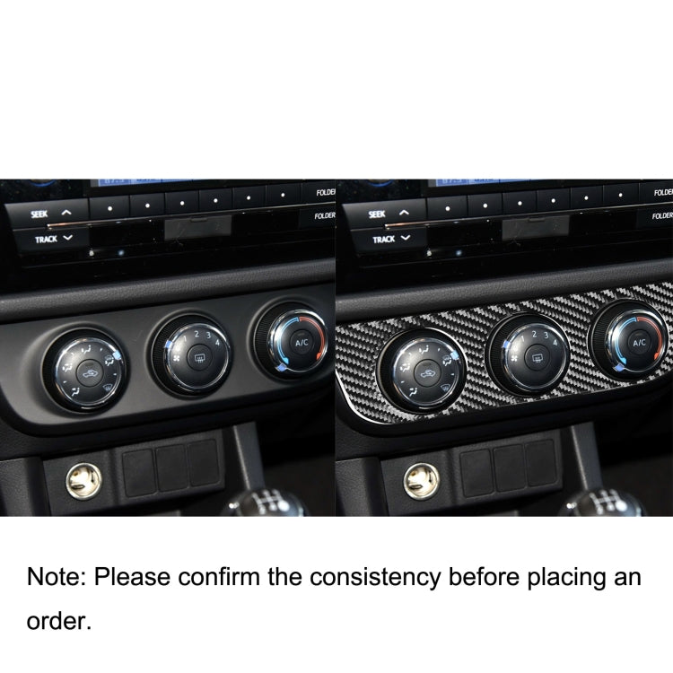 Car Carbon Fiber Air Conditioning Switch Panel Decorative Sticker for Toyota Corolla / Levin 2014-2018, Left Drive ÎҵÄÉ̵ê