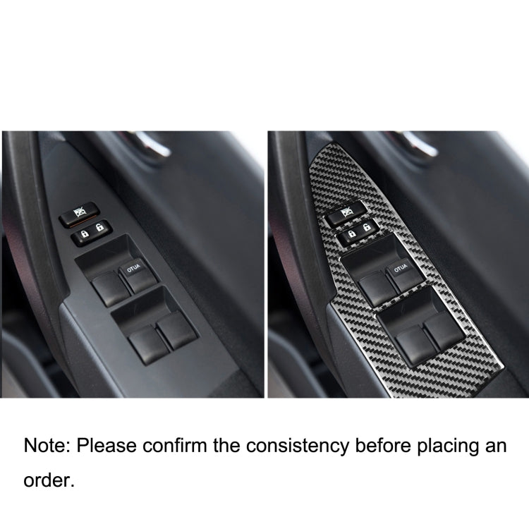 Car Carbon Fiber Window Lift Decorative Sticker for Toyota Corolla / Levin 2014-2018, Right Drive ÎҵÄÉ̵ê