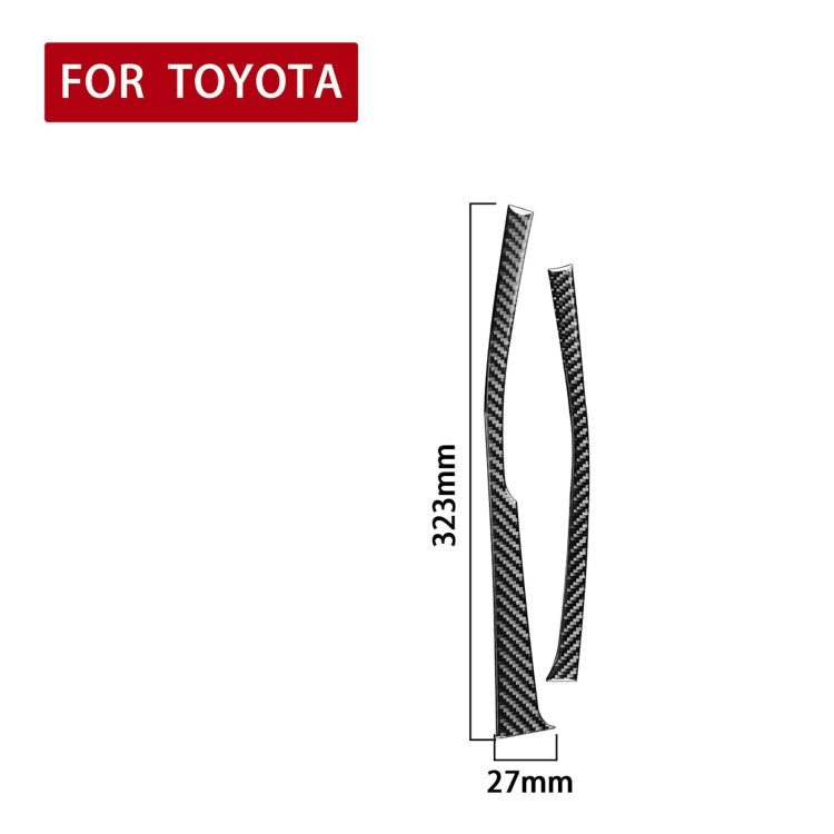 Car Carbon Fiber Side of Gear Decorative Sticker for Toyota Corolla / Levin 2014-2018, Left Drive ÎҵÄÉ̵ê