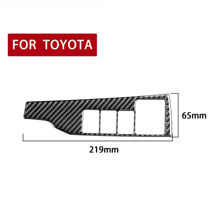 Car Carbon Fiber Headlight Switch Decorative Sticker for Toyota Corolla / Levin 2014-2018, Right Drive ÎҵÄÉ̵ê