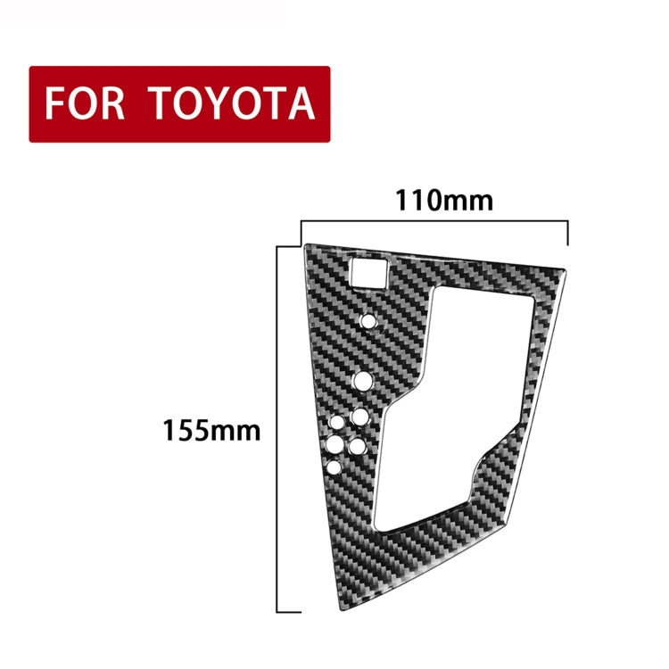 Car Carbon Fiber Gear Panel Decorative Sticker for Toyota Corolla / Levin 2014-2018, Left Drive ÎҵÄÉ̵ê