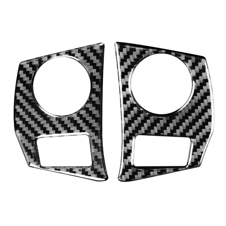 Car Carbon Fiber Steering Wheel Button Frame Decorative Sticker for Toyota Corolla / Levin 2014-2018, Left and Right Drive Universal ÎҵÄÉ̵ê