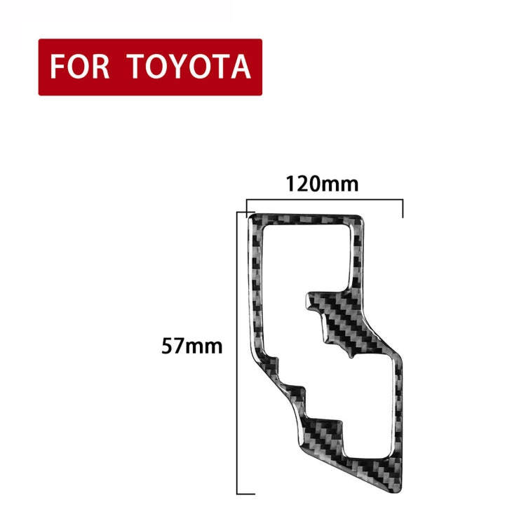 Car Carbon Fiber Gear Decorative Sticker for Toyota Corolla / Levin 2014-2018, Right Drive ÎҵÄÉ̵ê