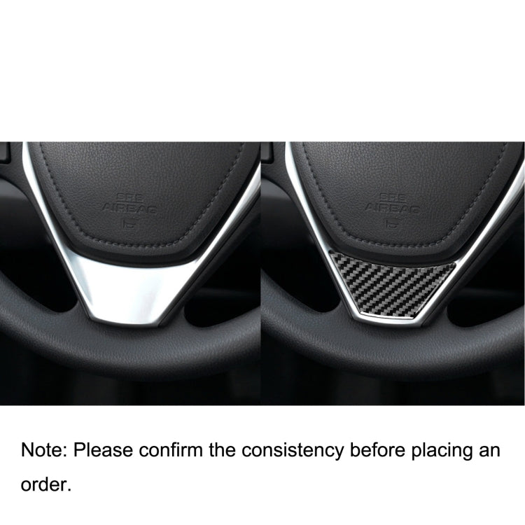 Car Carbon Fiber Steering Wheel Decorative Sticker for Toyota Corolla / Levin 2014-2018, Left and Right Drive Universal ÎҵÄÉ̵ê