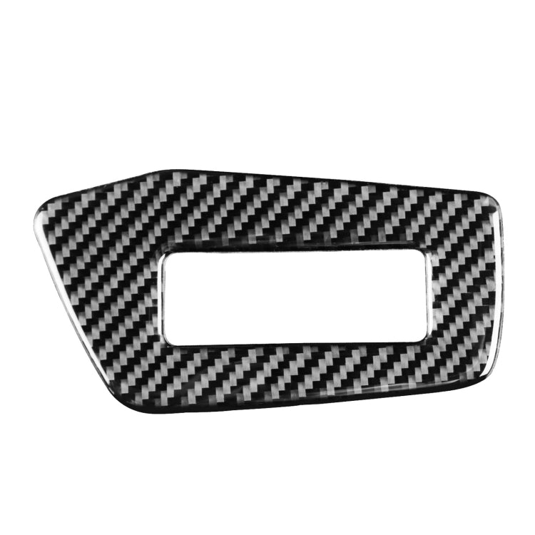 Car Carbon Fiber Headlight Switch Decorative Sticker for Audi A6L / A7 2019-, Right Drive ÎҵÄÉ̵ê