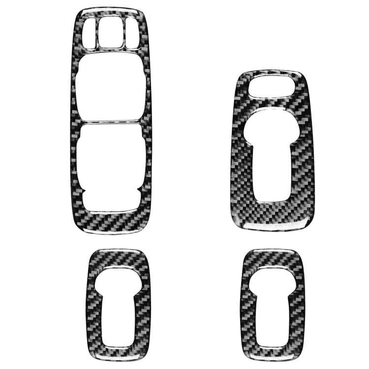 4 in 1 Car Carbon Fiber Door Set B Decorative Sticker for Volvo XC90 2003-2014, Left Drive ÎҵÄÉ̵ê