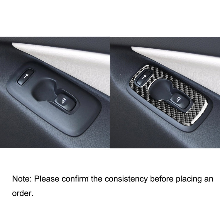 4 in 1 Car Carbon Fiber Door Set B Decorative Sticker for Volvo XC90 2003-2014, Left Drive ÎҵÄÉ̵ê