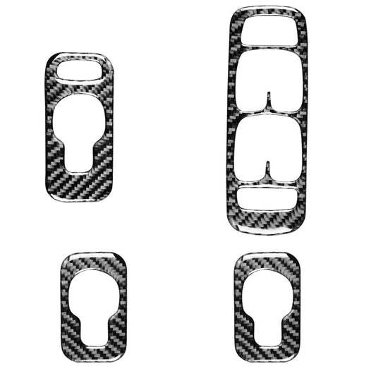 4 in 1 Car Carbon Fiber Door Set A Decorative Sticker for Volvo XC90 2003-2014, Right Drive ÎҵÄÉ̵ê