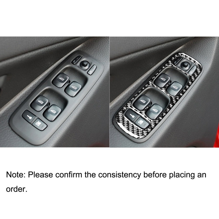 4 in 1 Car Carbon Fiber Door Set A Decorative Sticker for Volvo XC90 2003-2014, Left Drive ÎҵÄÉ̵ê