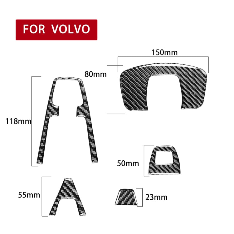 Car Carbon Fiber Reading Light B Decorative Sticker for Volvo XC90 2003-2014, Left and Right Drive Universal ÎҵÄÉ̵ê