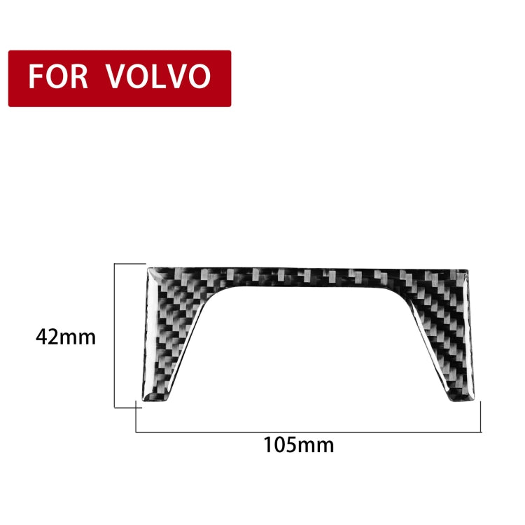 Car Carbon Fiber Rear Control Panel Decorative Sticker for Volvo XC90 2003-2014, Left and Right Drive Universal ÎҵÄÉ̵ê