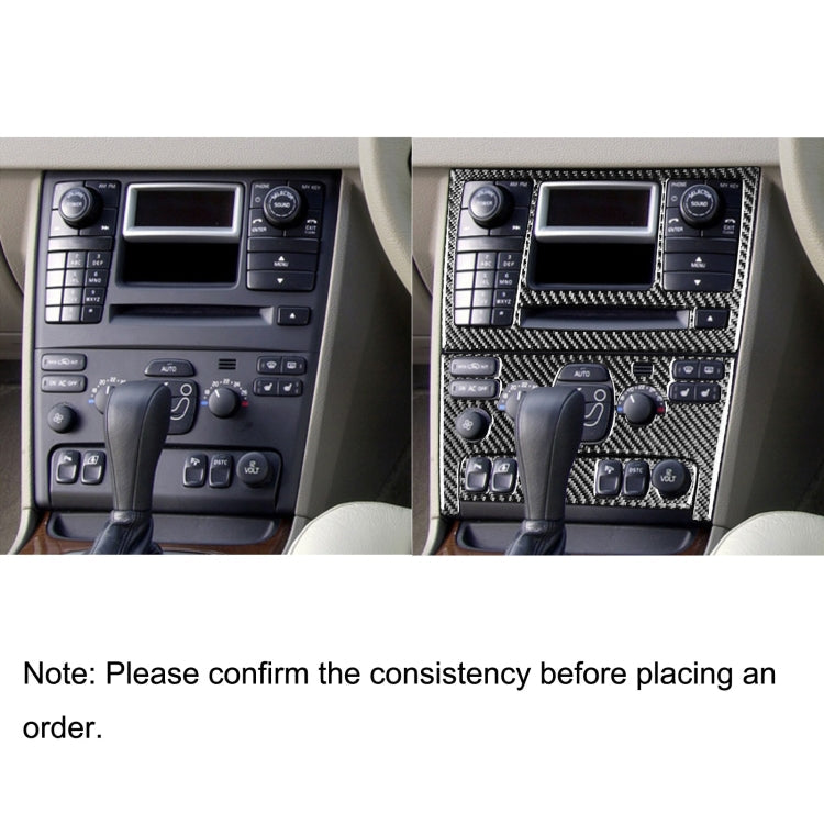 Car Carbon Fiber Control Panel Set A Decorative Sticker for Volvo XC90 2003-2014, Left and Right Drive Universal ÎҵÄÉ̵ê