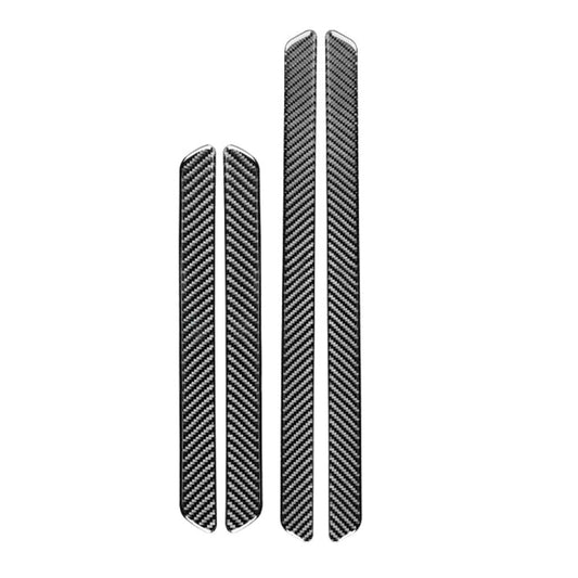 Car Carbon Fiber Threshold Decorative Sticker for Audi A6L / A7 2019-, Left and Right Drive Universal ÎҵÄÉ̵ê