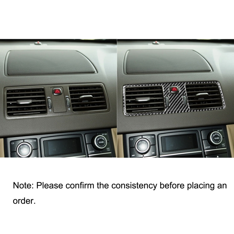 Car Carbon Fiber Central Air Outlet Decorative Sticker for Volvo XC90 2003-2014, Left and Right Drive Universal ÎҵÄÉ̵ê