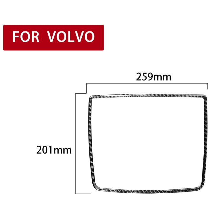 Car Carbon Fiber Screen Base Decorative Sticker for Volvo XC90 2003-2014, Left and Right Drive Universal ÎҵÄÉ̵ê